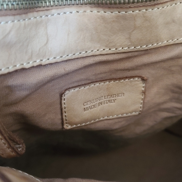 MAXIMA Leather Lady Like Washed Shoulder Bag Couo - Picture 5 of 9